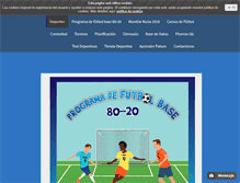 Tablet Screenshot of mireddeportiva.com